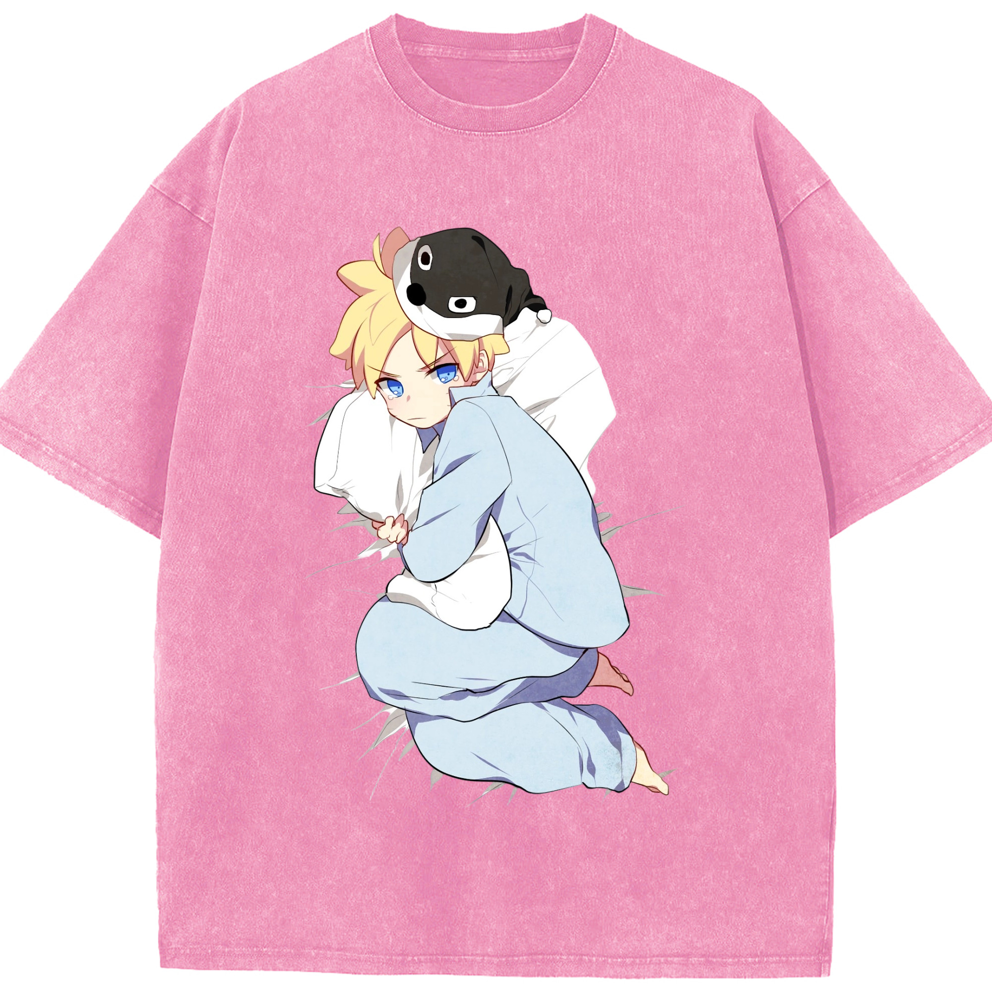 （画像用） NARUTO -ナルト- うずまき ナルト Uzumaki Naruto 綿100% ヴィンテージ風 半袖Tシャツ（フロントプリント）